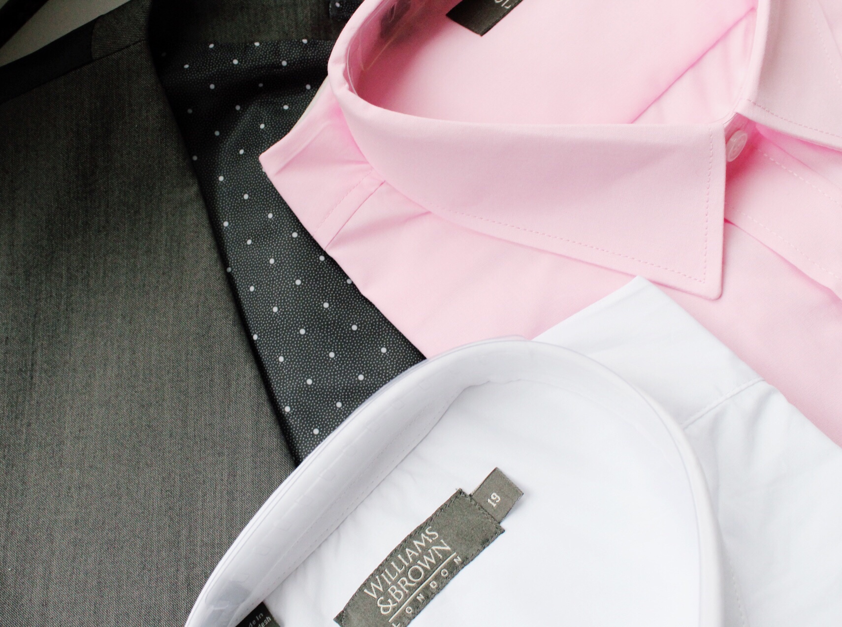 pink and white shirts from jacamo