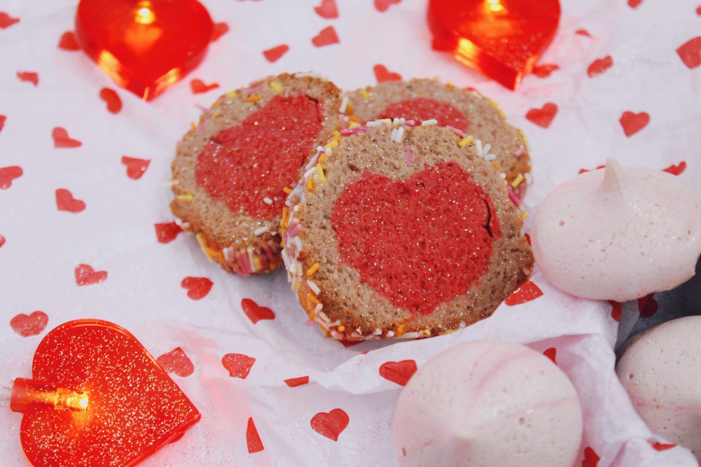 Slice-and-bake cookies - vegan valentine's baking