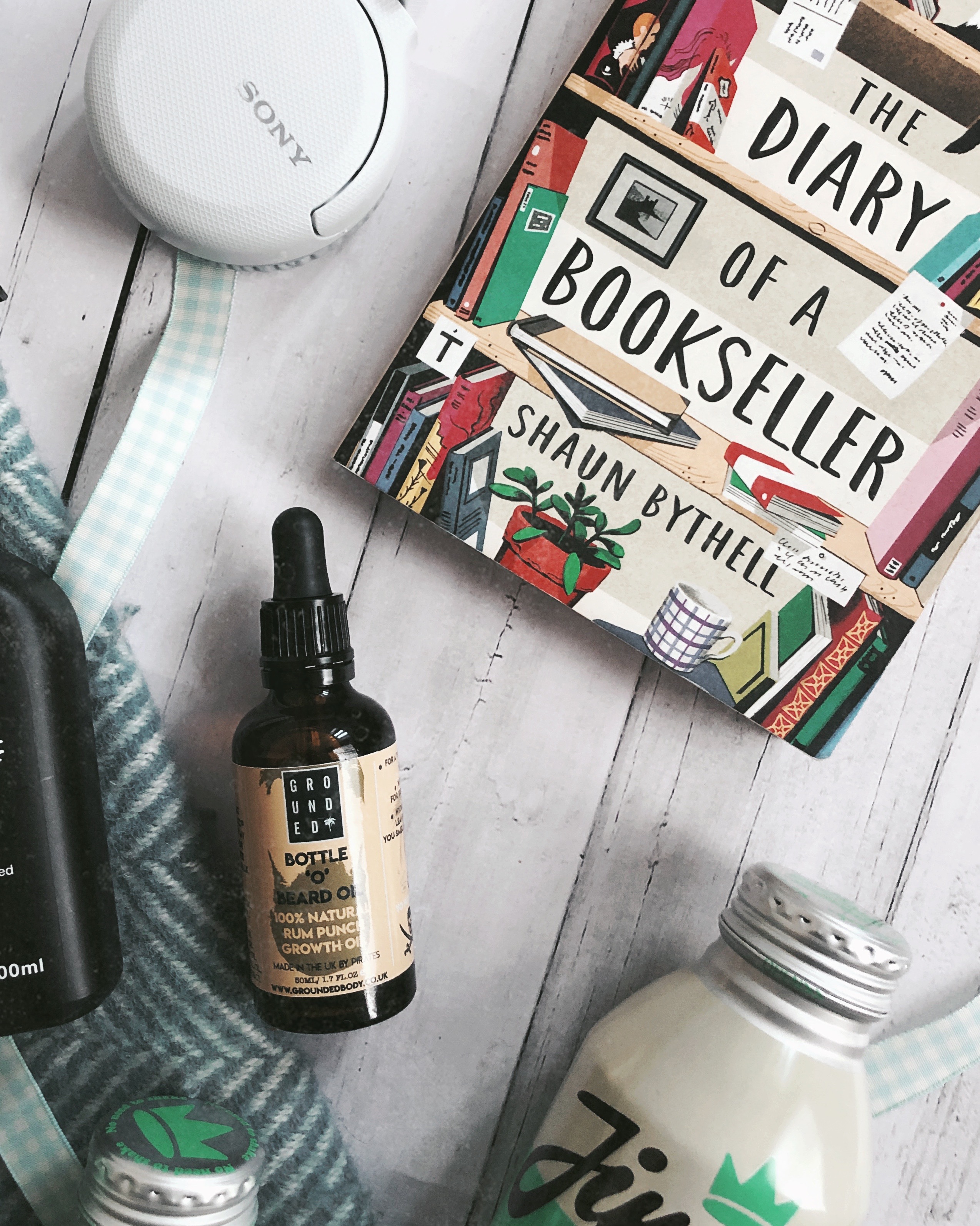 Books and Beard Oil for Father's Day